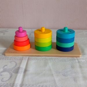 Lovevery wooden montessori sorting toy set